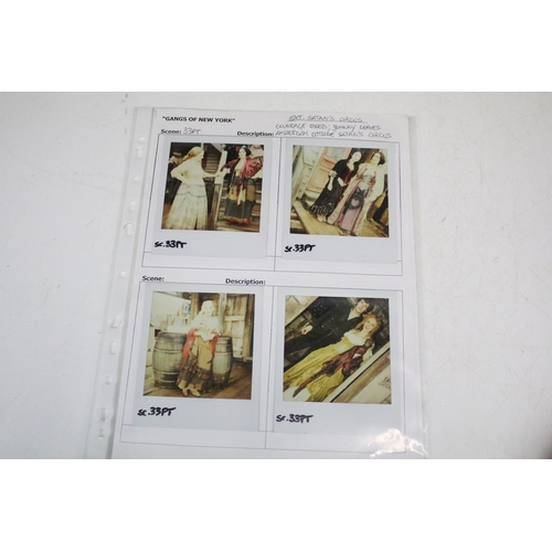 258 - A collection of four sets of production used polaroid photographs from the film 'Gangs of New York' ... 