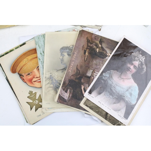 391 - Collection of postcards to include novelty cards, loose early 20th Century topographical views inclu... 