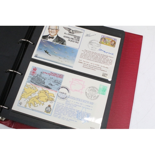 393 - Collection of Royal Air Force Museum first day covers across eight albums plus loose examples, most ... 