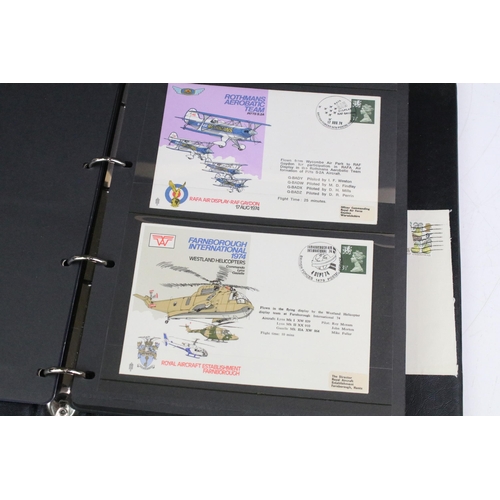 393 - Collection of Royal Air Force Museum first day covers across eight albums plus loose examples, most ... 