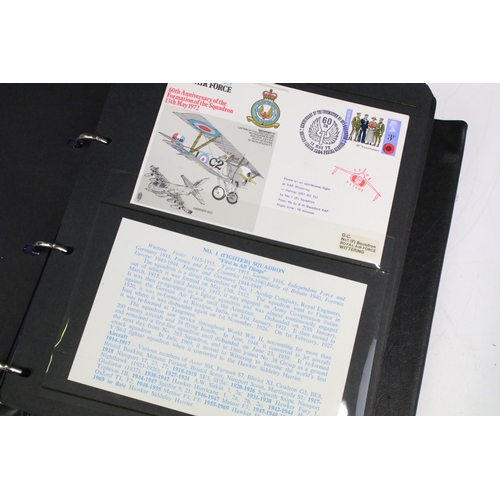 393 - Collection of Royal Air Force Museum first day covers across eight albums plus loose examples, most ... 