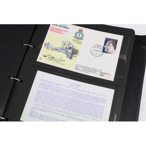 393 - Collection of Royal Air Force Museum first day covers across eight albums plus loose examples, most ... 