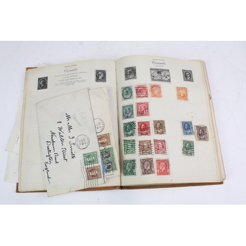 394 - Collection of stamps and first day covers to include Victorian GB and early common wealth stamps, la... 