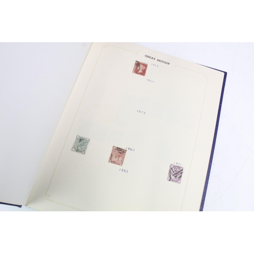 395 - Three albums of stamps including Victorian Great British and commonwealth including penny red, Victo... 