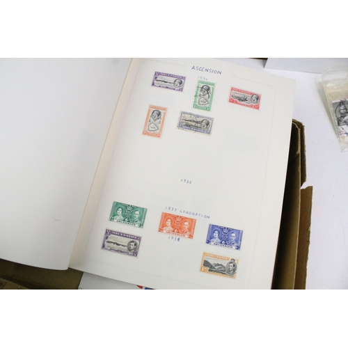 395 - Three albums of stamps including Victorian Great British and commonwealth including penny red, Victo... 