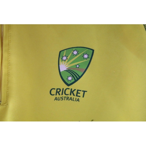 398 - 2004 Australia Cricket shirt with two team signatures to front. Size XXL.