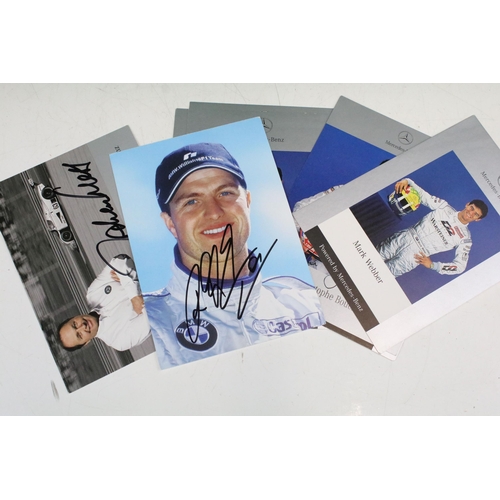 400 - Collection of Speedway and car racing ephemera. The lot to include a Ralf Schumacher signed photo, J... 