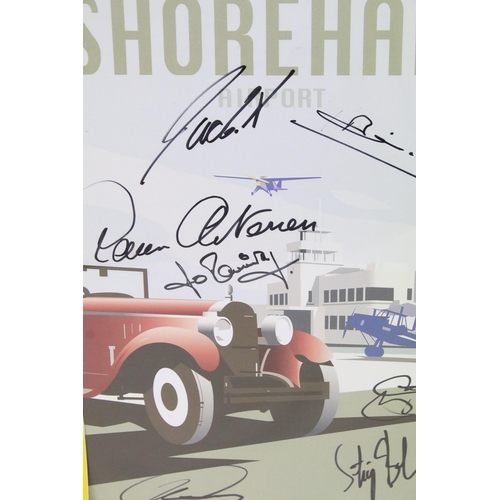 400 - Collection of Speedway and car racing ephemera. The lot to include a Ralf Schumacher signed photo, J... 