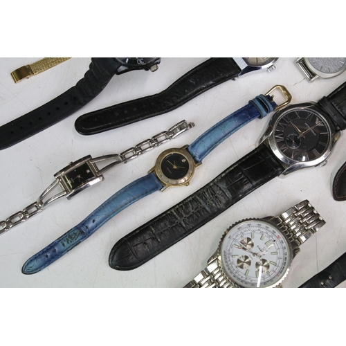 281 - A collection of mixed wristwatches to include digital and analogue examples