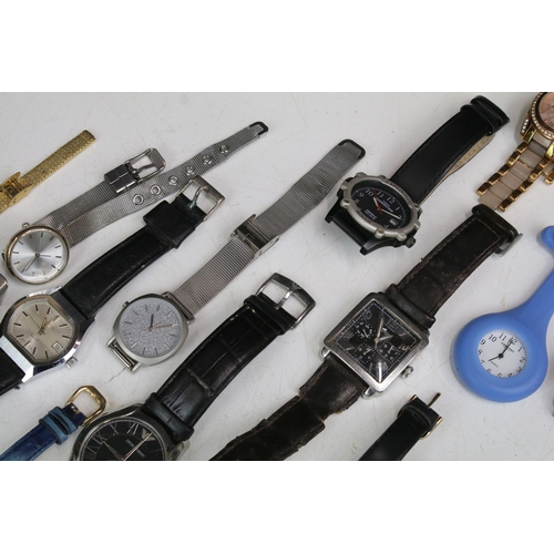 281 - A collection of mixed wristwatches to include digital and analogue examples