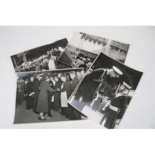 298 - A collection of original Black & White photographs within folder titled 'The Royal Visit' from the 2... 