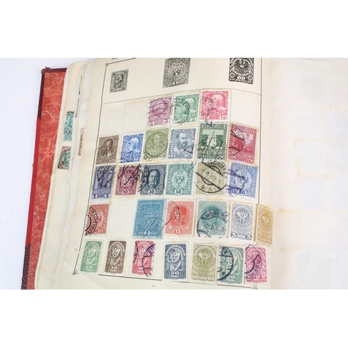 306 - A collection of stamps to include a Strand album with contents to include many early world and commo... 