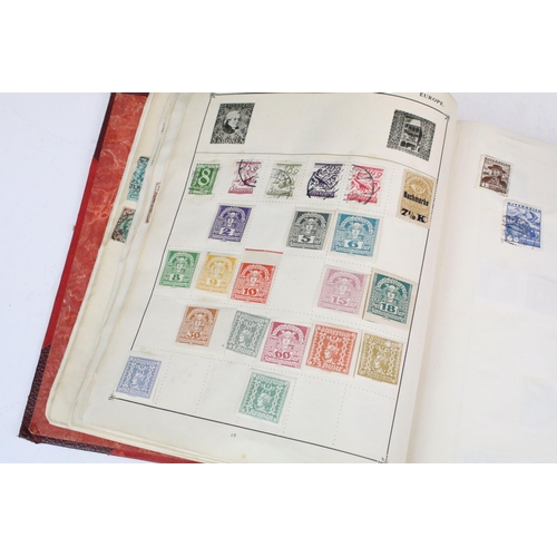 306 - A collection of stamps to include a Strand album with contents to include many early world and commo... 