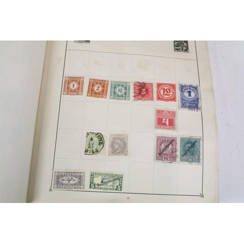 306 - A collection of stamps to include a Strand album with contents to include many early world and commo... 