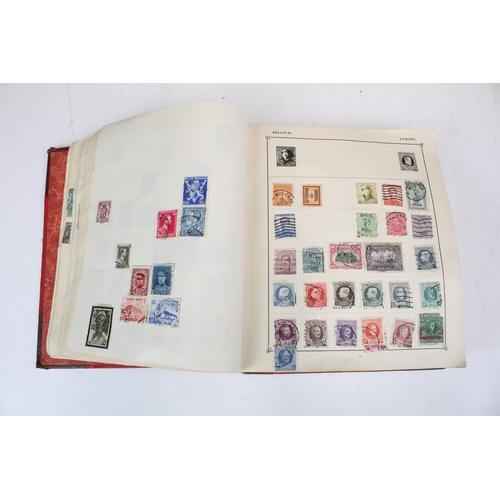 306 - A collection of stamps to include a Strand album with contents to include many early world and commo... 