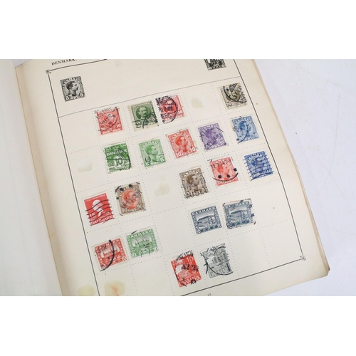 306 - A collection of stamps to include a Strand album with contents to include many early world and commo... 