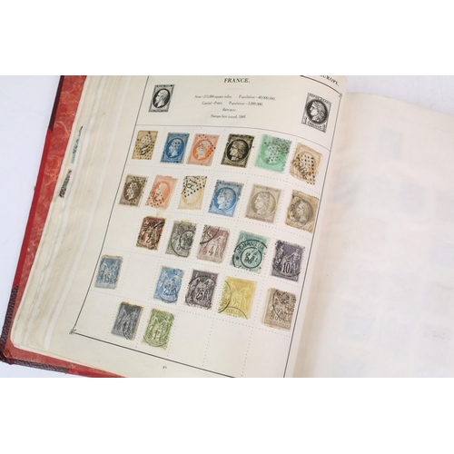 306 - A collection of stamps to include a Strand album with contents to include many early world and commo... 