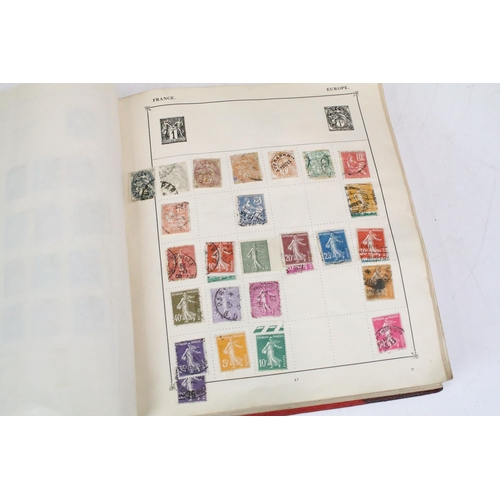 306 - A collection of stamps to include a Strand album with contents to include many early world and commo... 