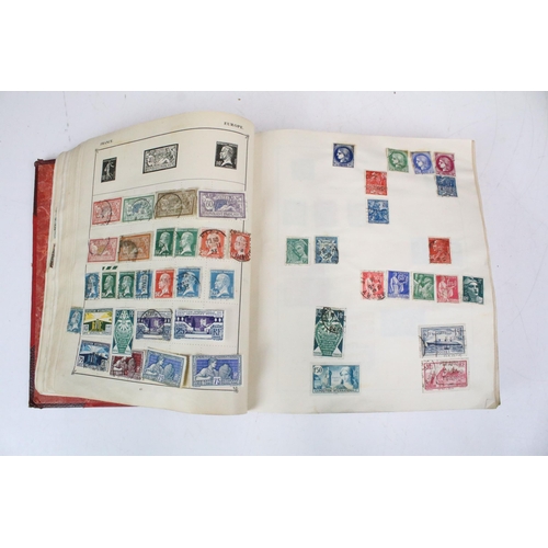 306 - A collection of stamps to include a Strand album with contents to include many early world and commo... 