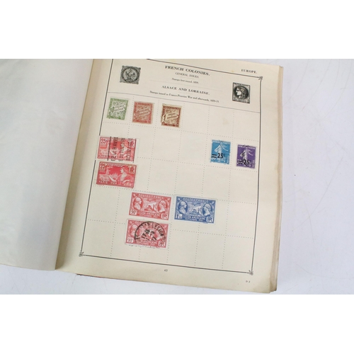 306 - A collection of stamps to include a Strand album with contents to include many early world and commo... 