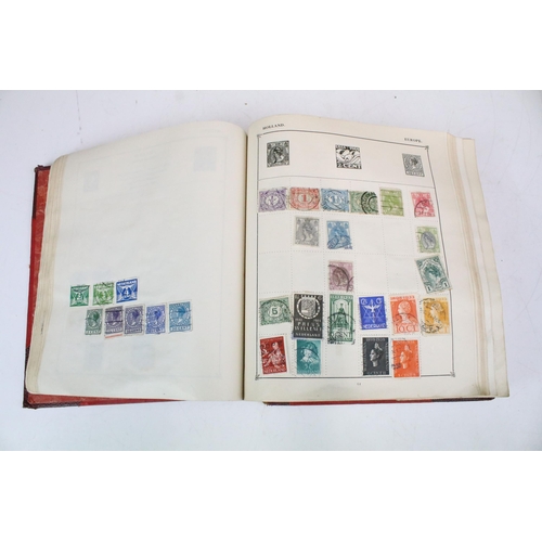 306 - A collection of stamps to include a Strand album with contents to include many early world and commo... 