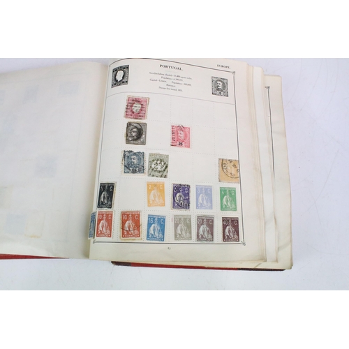 306 - A collection of stamps to include a Strand album with contents to include many early world and commo... 