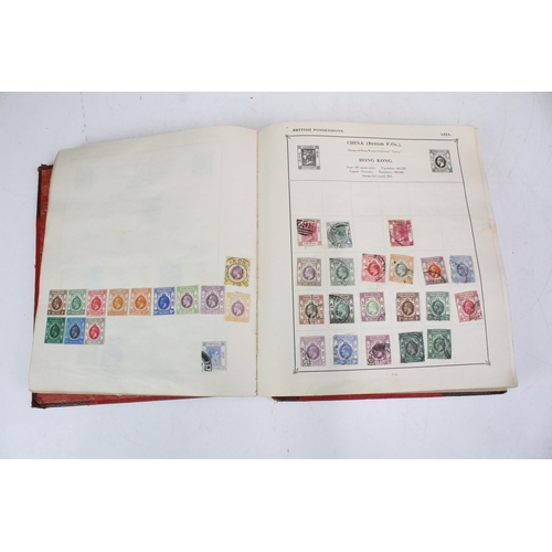 306 - A collection of stamps to include a Strand album with contents to include many early world and commo... 