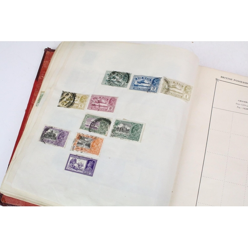 306 - A collection of stamps to include a Strand album with contents to include many early world and commo... 