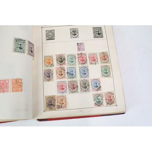 306 - A collection of stamps to include a Strand album with contents to include many early world and commo... 