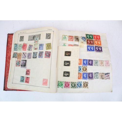 306 - A collection of stamps to include a Strand album with contents to include many early world and commo... 