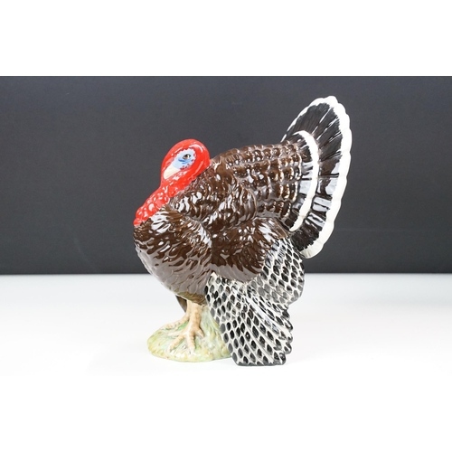 13 - Beswick Bronze Turkey 1957, H 18.5cm