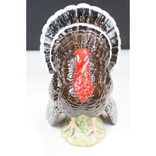 13 - Beswick Bronze Turkey 1957, H 18.5cm