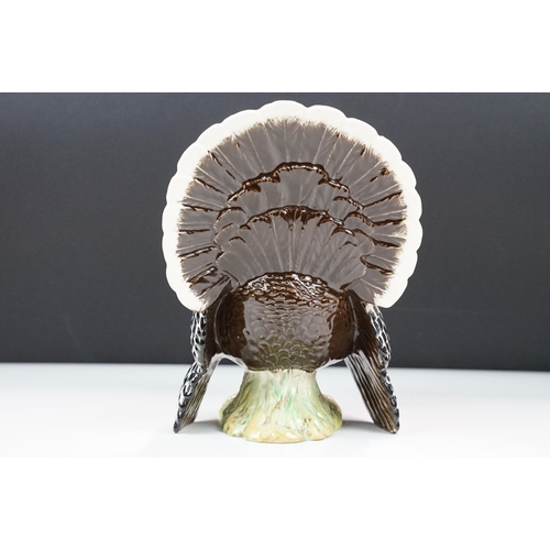 13 - Beswick Bronze Turkey 1957, H 18.5cm