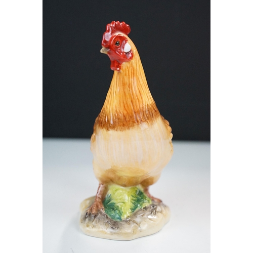 23 - John Beswick collection of three ceramic figurines to include Rhode Island Red Cockerel JBB13RI, Buf... 