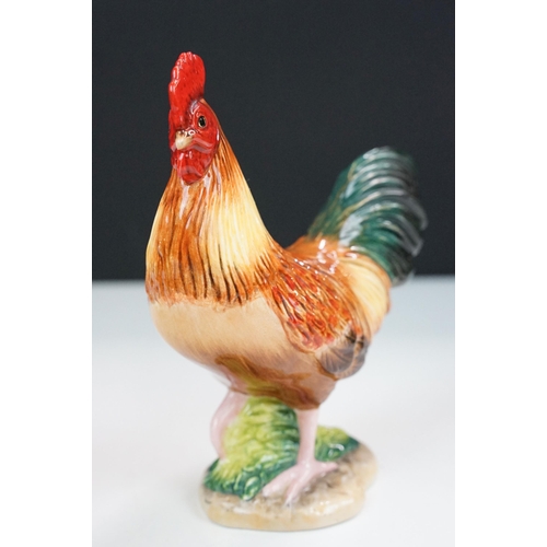 23 - John Beswick collection of three ceramic figurines to include Rhode Island Red Cockerel JBB13RI, Buf... 