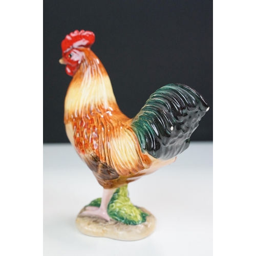 23 - John Beswick collection of three ceramic figurines to include Rhode Island Red Cockerel JBB13RI, Buf... 