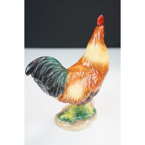 23 - John Beswick collection of three ceramic figurines to include Rhode Island Red Cockerel JBB13RI, Buf... 