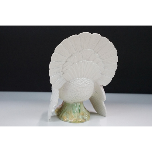 30 - Beswick White Turkey figurine, 1957, H 18cm