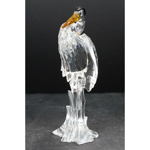 34 - Collection of five Swarovski crystal figurines to include a Pegasus, eagle, horse standing, horse re... 