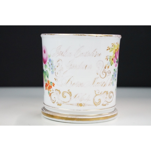 37 - A 19th Century two handled cup - John and Caroline Richards, 1854, together with John and Caroline R... 