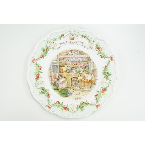 38 - Collection of eight Royal Doulton Brambly Hedge plates to include, 'The Entertainment', 'Winter Plat... 