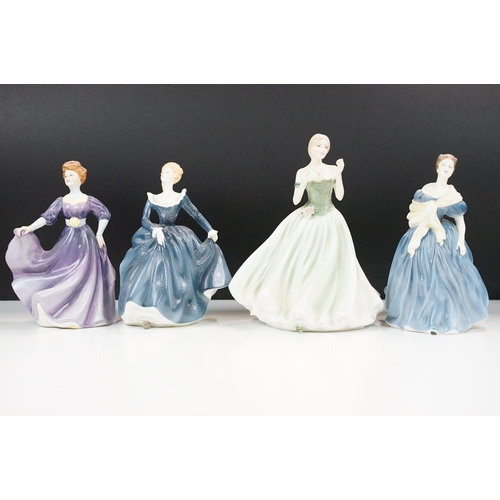 41 - Trio of Royal Doulton ladies figurines to include 'Jacqueline' HN 2333, H2334 and 'Adrienne' HN 2304... 