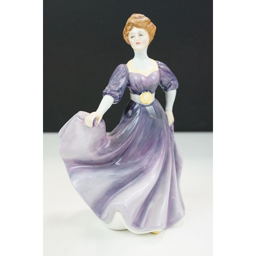 41 - Trio of Royal Doulton ladies figurines to include 'Jacqueline' HN 2333, H2334 and 'Adrienne' HN 2304... 