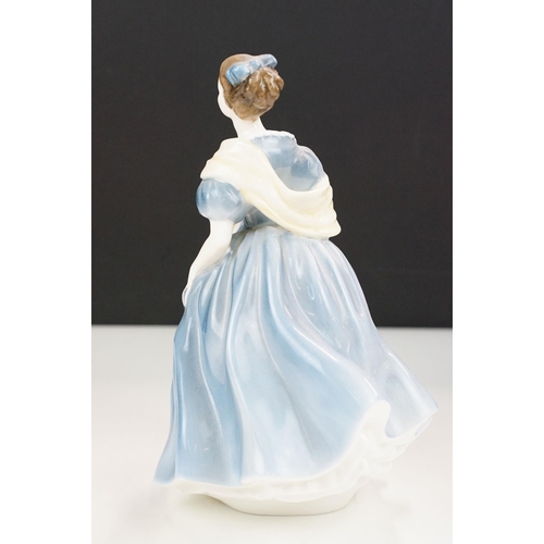 41 - Trio of Royal Doulton ladies figurines to include 'Jacqueline' HN 2333, H2334 and 'Adrienne' HN 2304... 