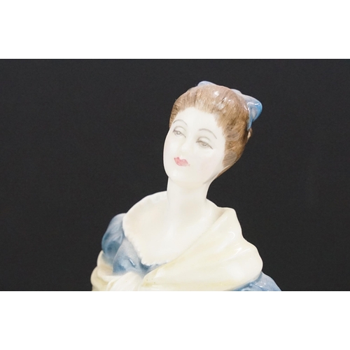 41 - Trio of Royal Doulton ladies figurines to include 'Jacqueline' HN 2333, H2334 and 'Adrienne' HN 2304... 