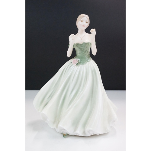 41 - Trio of Royal Doulton ladies figurines to include 'Jacqueline' HN 2333, H2334 and 'Adrienne' HN 2304... 