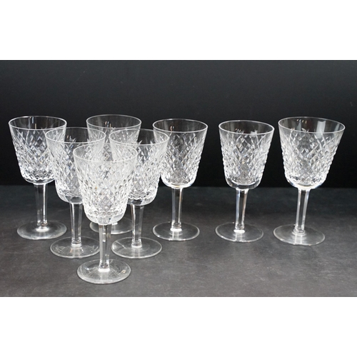 53 - Eight Waterford crystal 'Alana' wine glasses