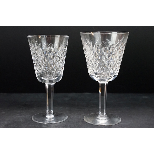 53 - Eight Waterford crystal 'Alana' wine glasses