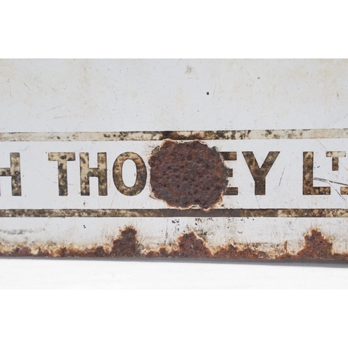 314 - Lactifer for Calves enamel sign, Joseph Thorley Ltd, King's Cross, London, N.!, Wood & Penfold, Lond... 