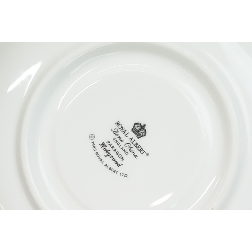 102 - Collection of Royal Albert 'Paragon Holyrood' 1983 tableware to include eight dinner plates, six med... 